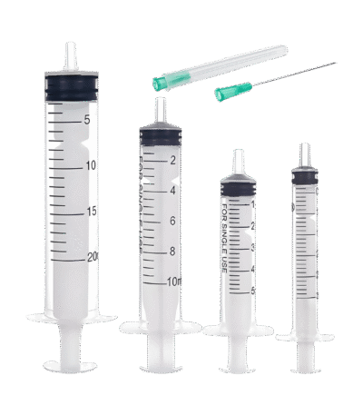 Seringue stérile 2,5 cc / 5 cc / 10 cc / 20 cc – Usage médical