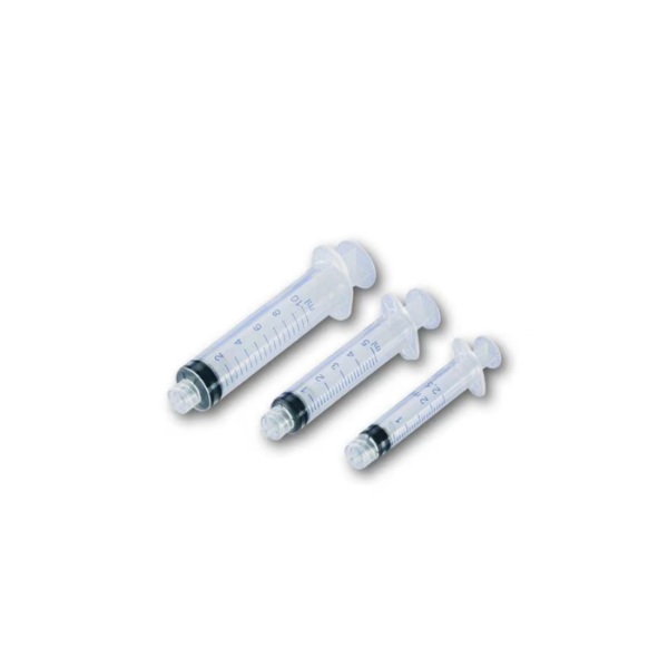 Seringue 1ml/2.5ml/5ml Luer Lock Boite de 100