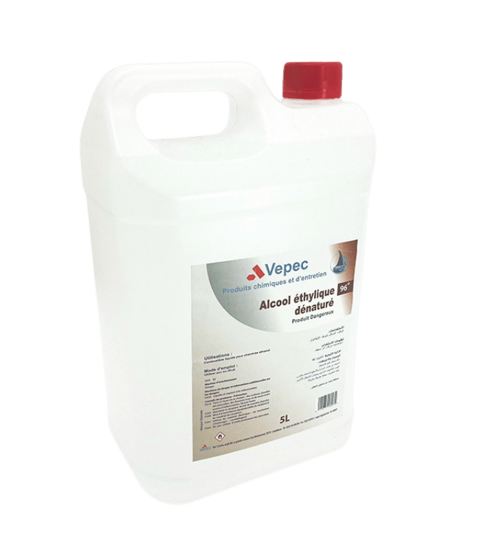 Alcool éthylique 96° 5 Litres