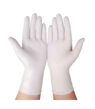 Gants en Latex Poudrés – Boite de 100 Pièces