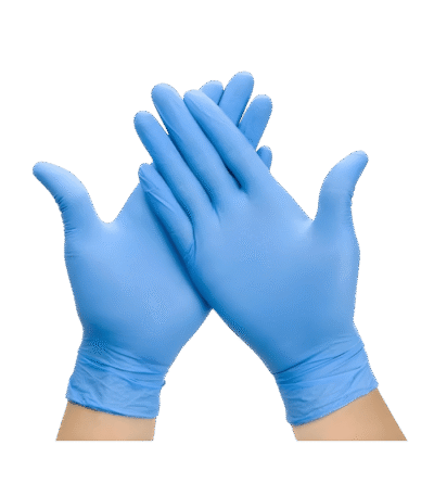 Gants en Nitrile Bleu – Boite de 100 Gants Jetables