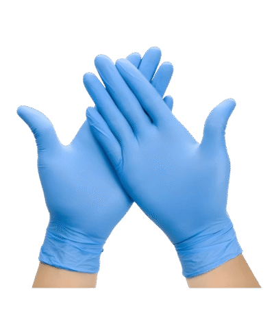 Gants en Nitrile Bleu – Boite de 100 Gants Jetables