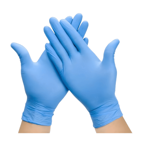 Gants en Nitrile Bleu – Boite de 100 Gants Jetables