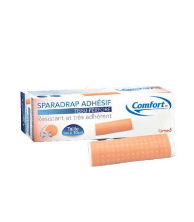 Sparadrap Adhésif Comfort en Tissu Perforé – 1m x 10cm