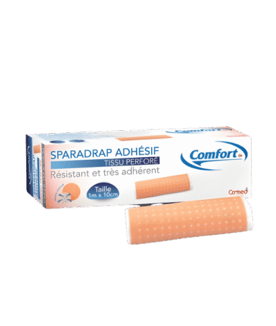 Sparadrap Adhésif Comfort en Tissu Perforé – 1m x 10cm