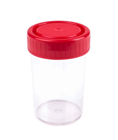 Flacon de Prélèvement ECBU Stérile – 60ml avec Bouchon à Vis