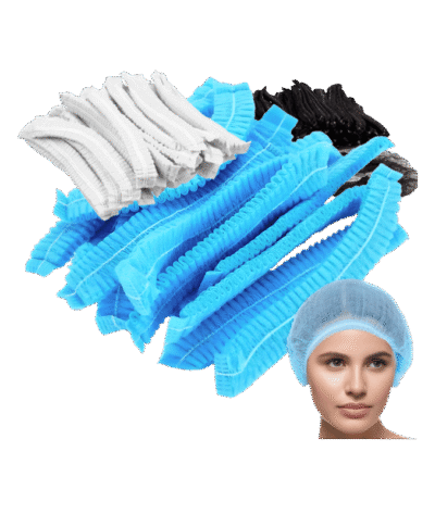 Charlotte Clip Jetable – Bleu / Noir / Blanc (Haute Protection)